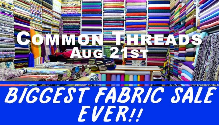 Common Threads Fabric Sale!